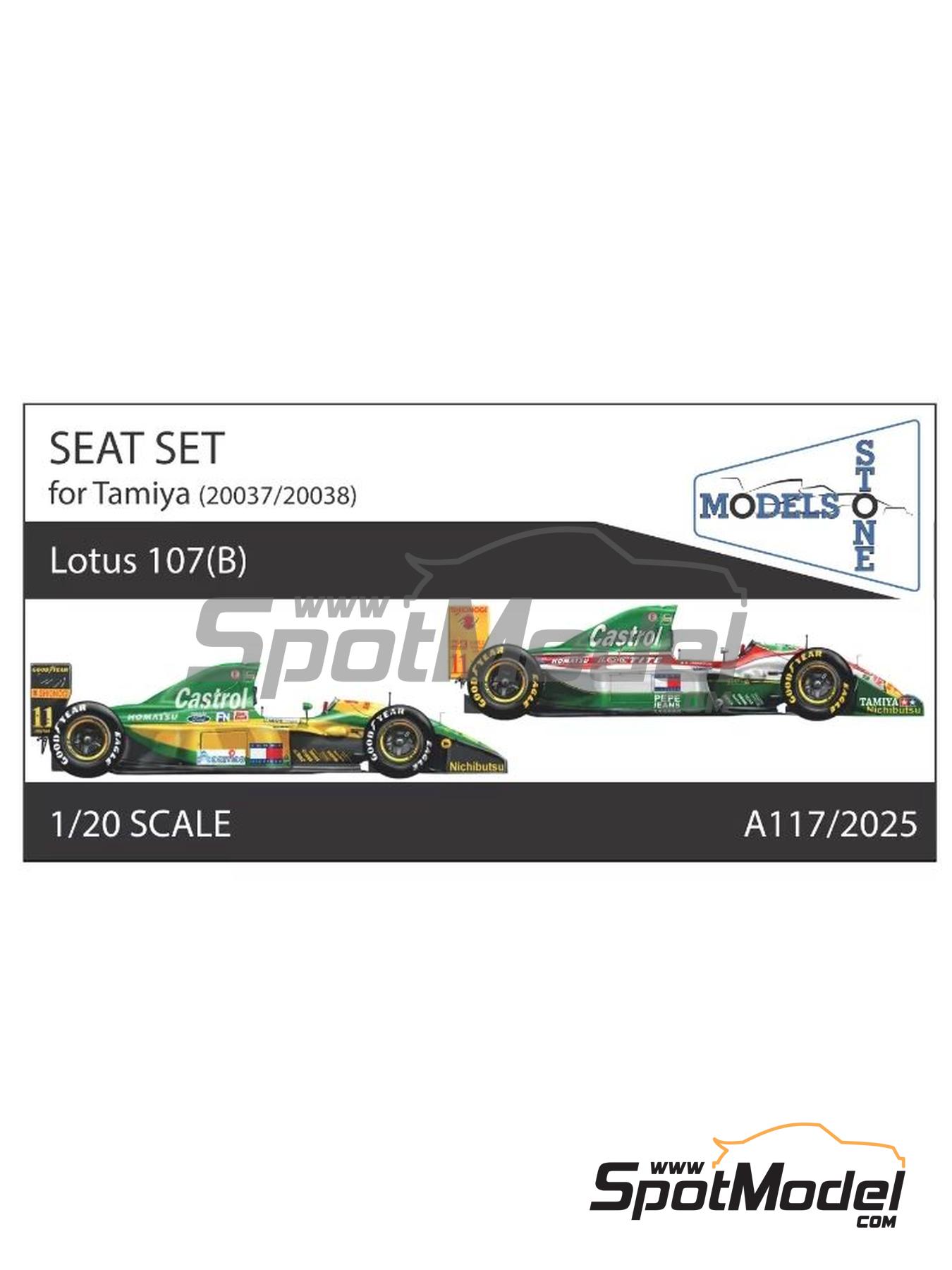 Stone Models A117/2025: Seat 1/20 scale - Lotus Ford 107 and 107B